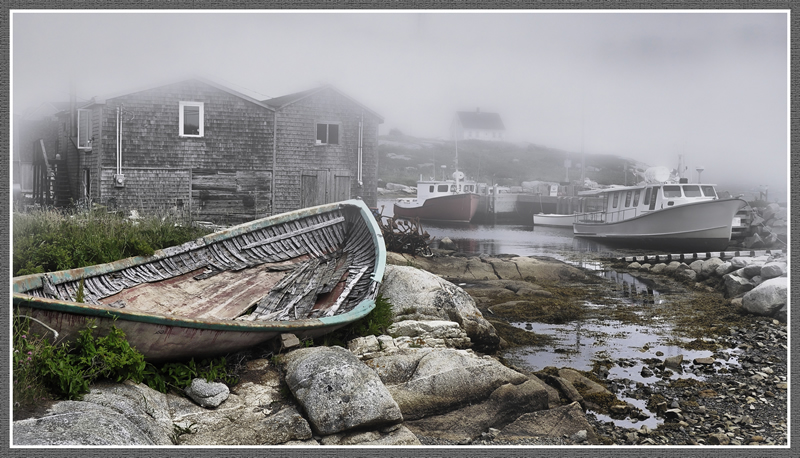 Foggy Fishing Fotila by Pat Stone