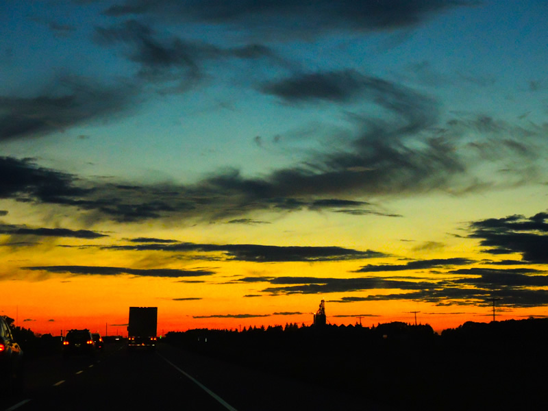 Clouds at Sunset by Al