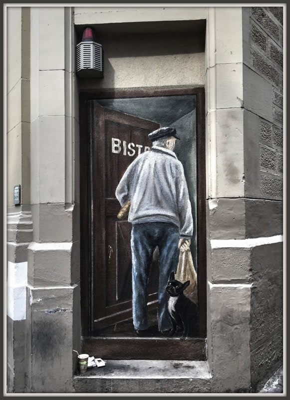 Bistro In France by Darlene Perkin