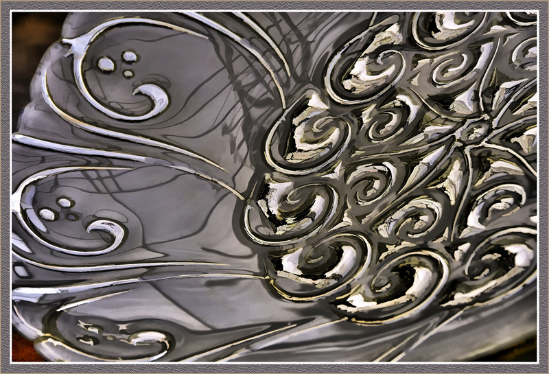 Silver and Gold Twirl by Marlene Smith