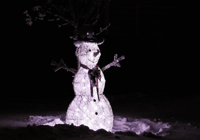 Snowman Greeting by MaryAnne